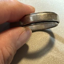 Sterling Silver Spinning Ring 