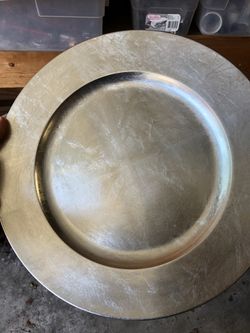 Silver plate chargers