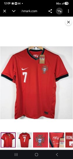 Cristiano Ronaldo #7 Portugal Home Jersry Nike Dri-Fit