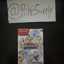 Prismatic Evolutions booster Bundle 