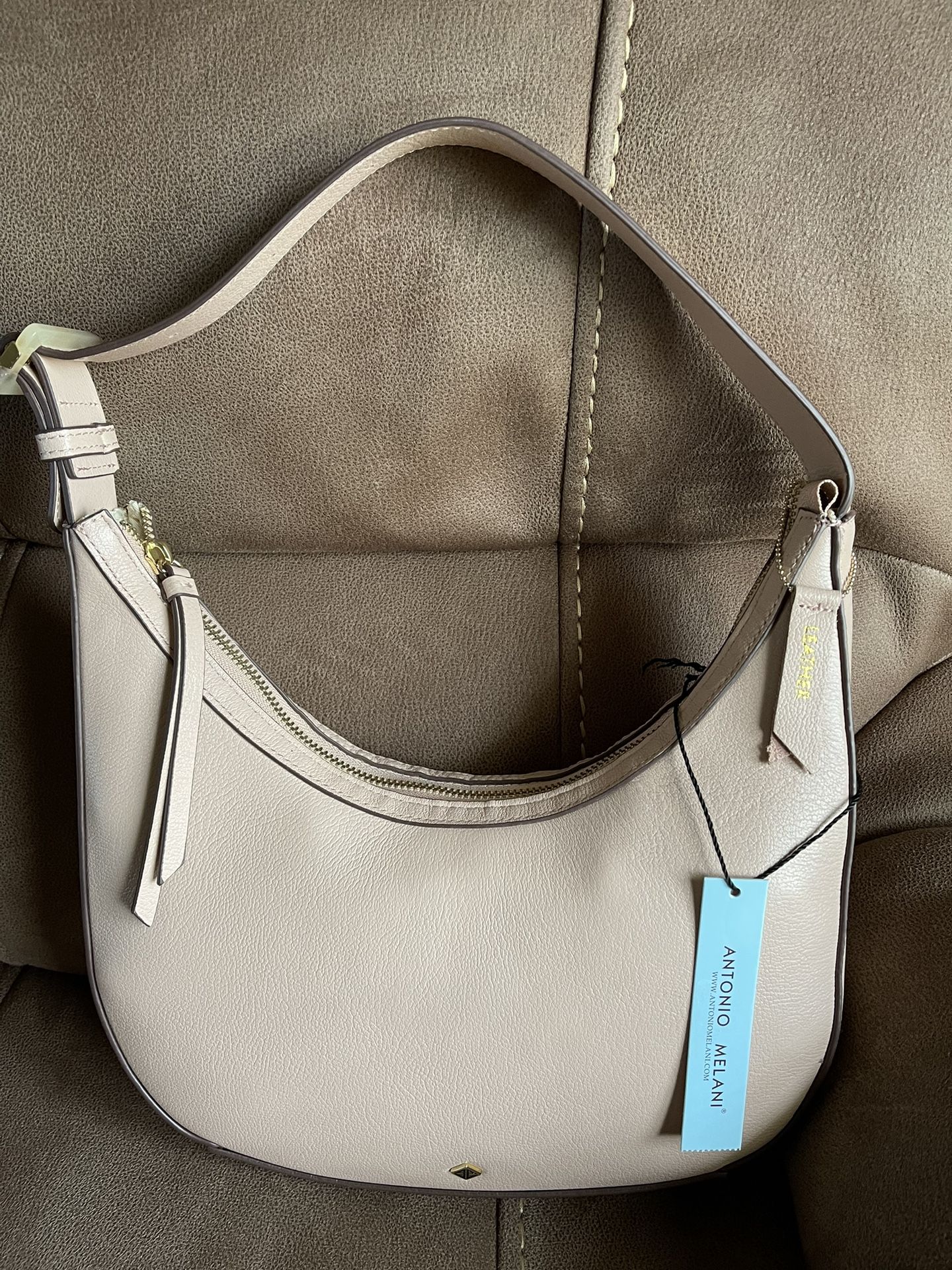 Antonio Melani Leather Hang Bag.