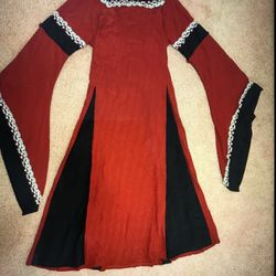 New 2 Xl Renaissance Princess Long Dress Costume 