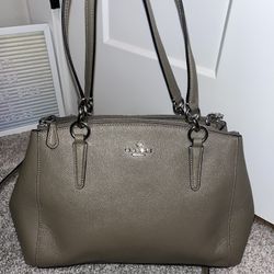 Coach Small Christie In Olive Green