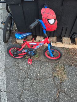 Spider man kids bike