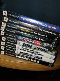 Just a few play station 2 games... Throw me an offer
