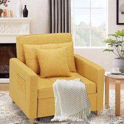 3-in-1 Convertible Chair Bed Sleeper & Futon Sofa Bed Chair 