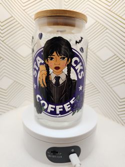 Wednesday Adams Libbey Glass Tumbler