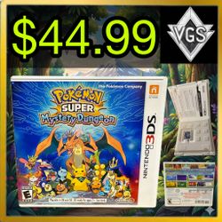 *RETRO* Pokémon Super Mystery Dungeon (Nintendo 3DS, 2015)