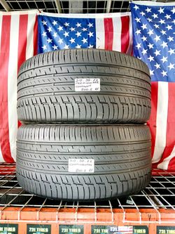 2 Used Tires 315/35ZR22 CONTINENTAL PREMIUMCONTACT 6 SSR RUN FLAT 315 35 22