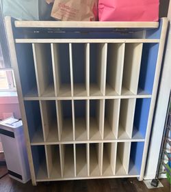 24-slot organizer/mail center / book organizer