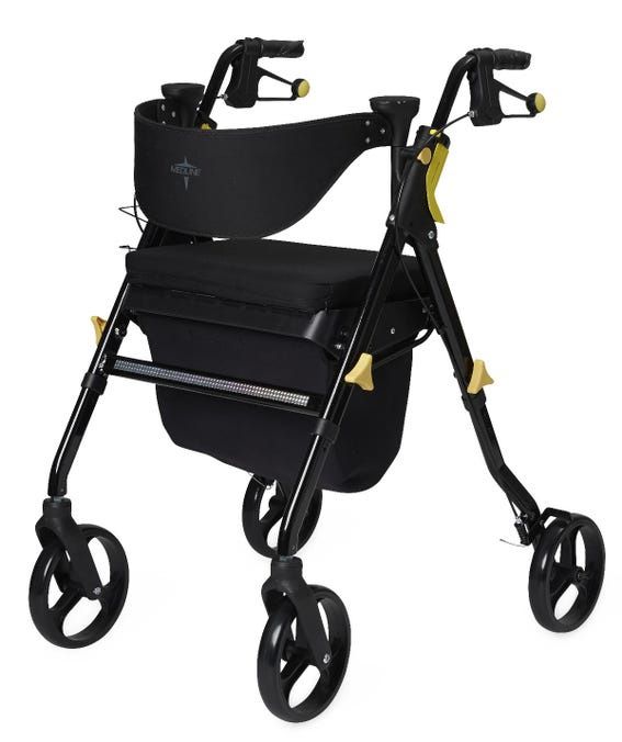 Medline Empower Heavy Duty Rollator Walker With Seat Brand New