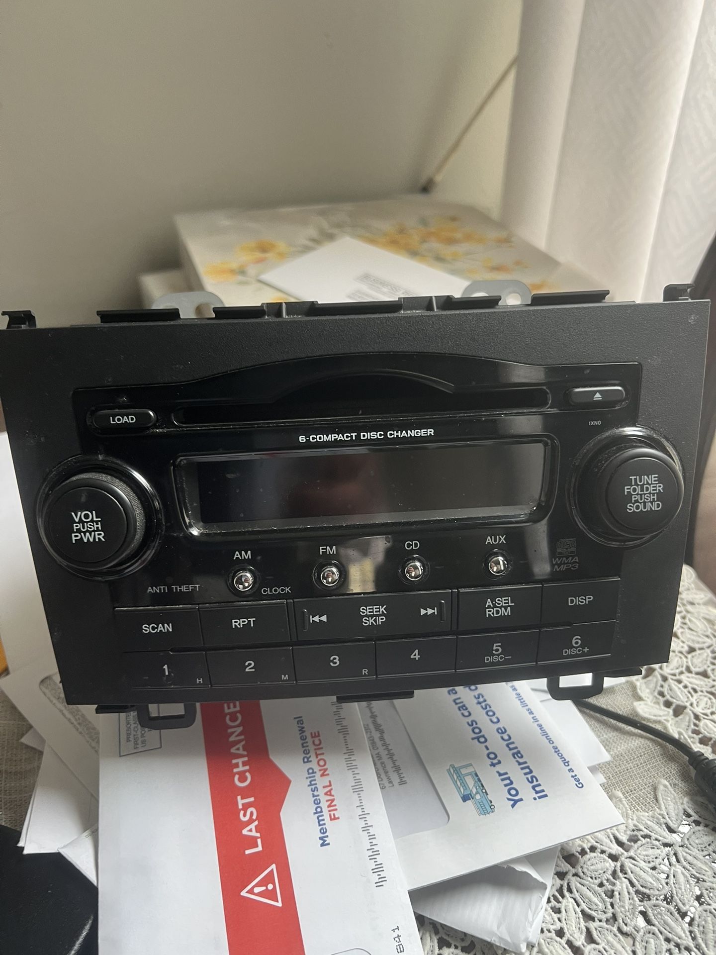 Honda CRV 2009 OEM Radio !!!