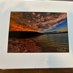 Sunset At lake Whitney Escape Artwork 