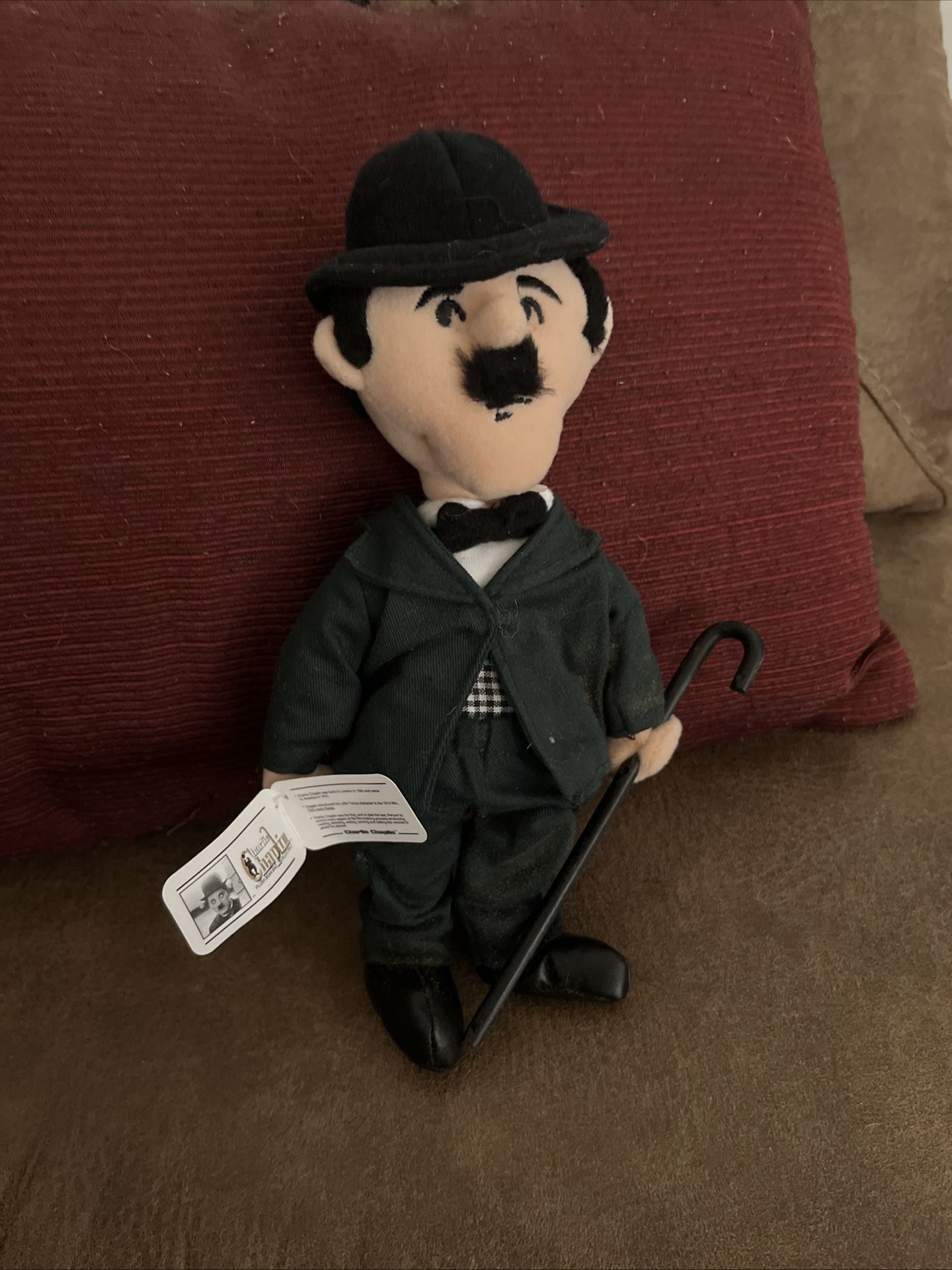 Charlie Chaplin 10” Plush Doll