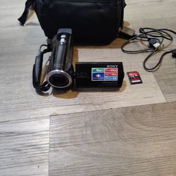 Sony Handycam HDR-CX380 camcorder.