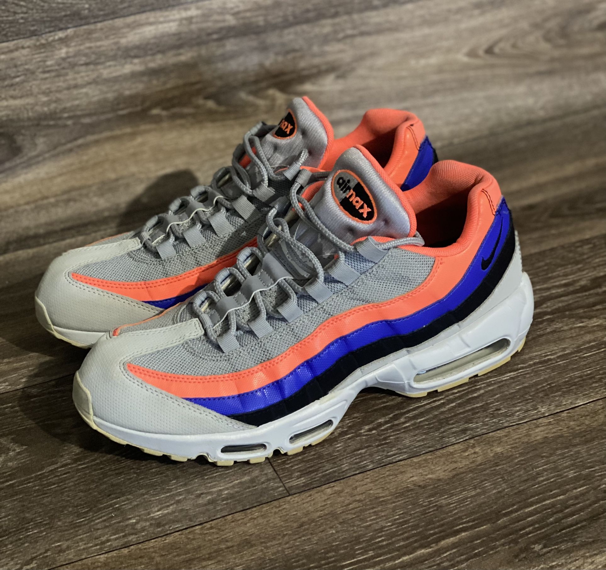 Nike Air Max 95 Ultramarine Platinum Grey Bright Mango 749766 035
