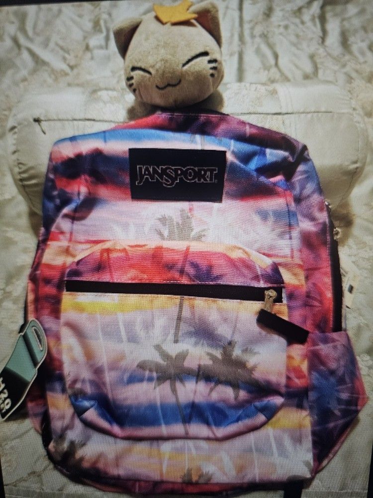 Jansport Backpack Palm Paradise Lifetime Warranty Brand New Condition