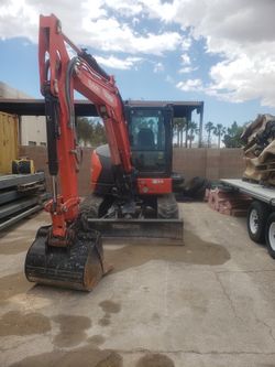 2022 Kubota U55-5 Excavator | Cab w/ A/C | 1,102 Hours | Quick Coupler