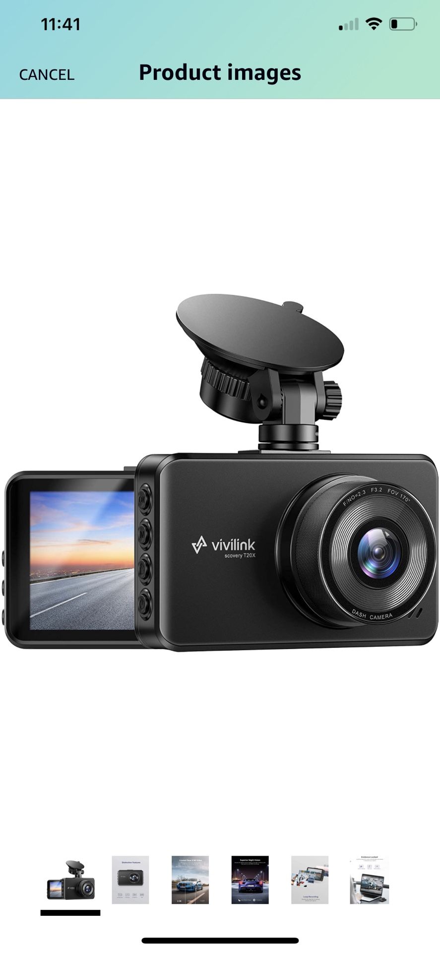 ViviLink T20X 2.5K Dash Cam for Cars
