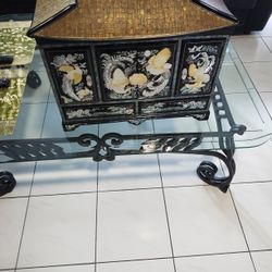  Vintage Oriental Jewelry Box