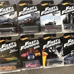 2016 Fast and Furious Complete Set Of Eight