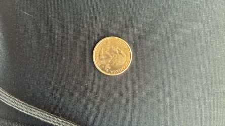 Rare gold quarter