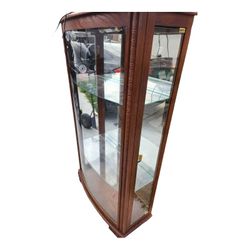 Beautiful Rounded Full Glass Front Display Cabinet 