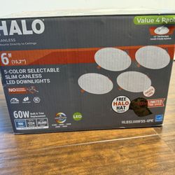 Halo Can Less Led Lights 6”