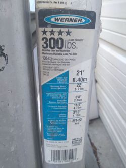 Warner adjustable ladder
