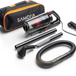 Powerful car vacuum cleaner with attachments
