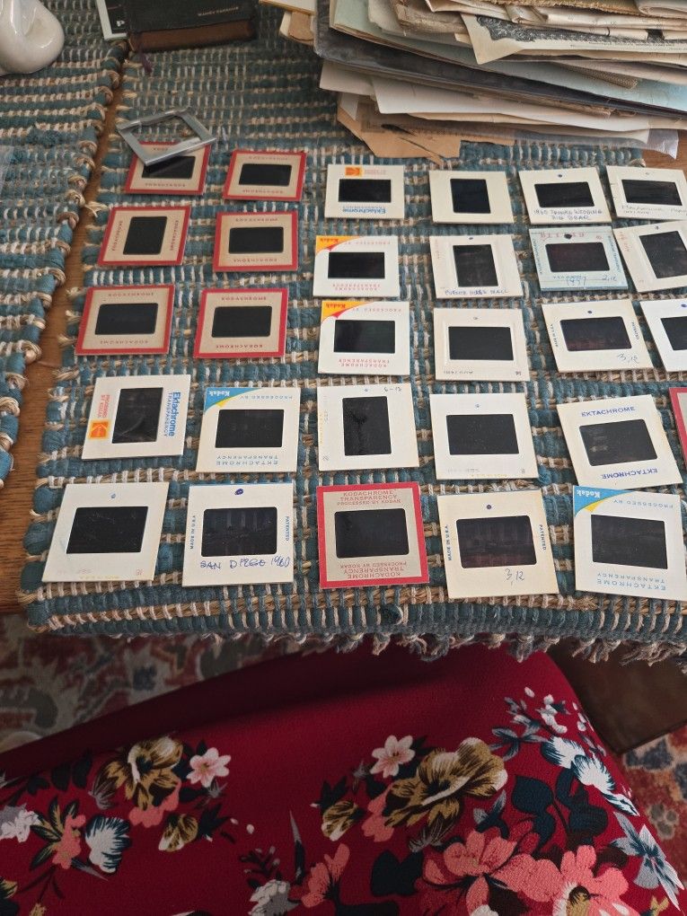 Vintage Photo Projector Slides