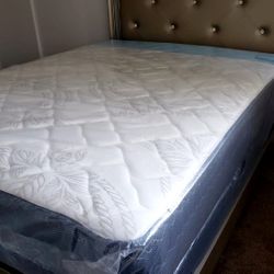 NEW QUEEN MATTRESS WITH BOX SPRING 🔝 ALL SIZES IN STOCK