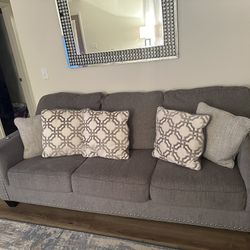 Gray Couch And Loveseat 
