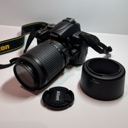 NikonD5000 Digital Camera With 2 Genuine Nikon Lenses 