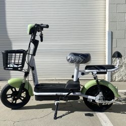 New green electric scooter 14 inch wheel 350W