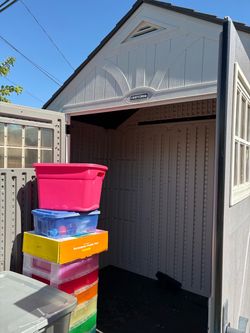 Outdoor Resin Shed Weatherproof