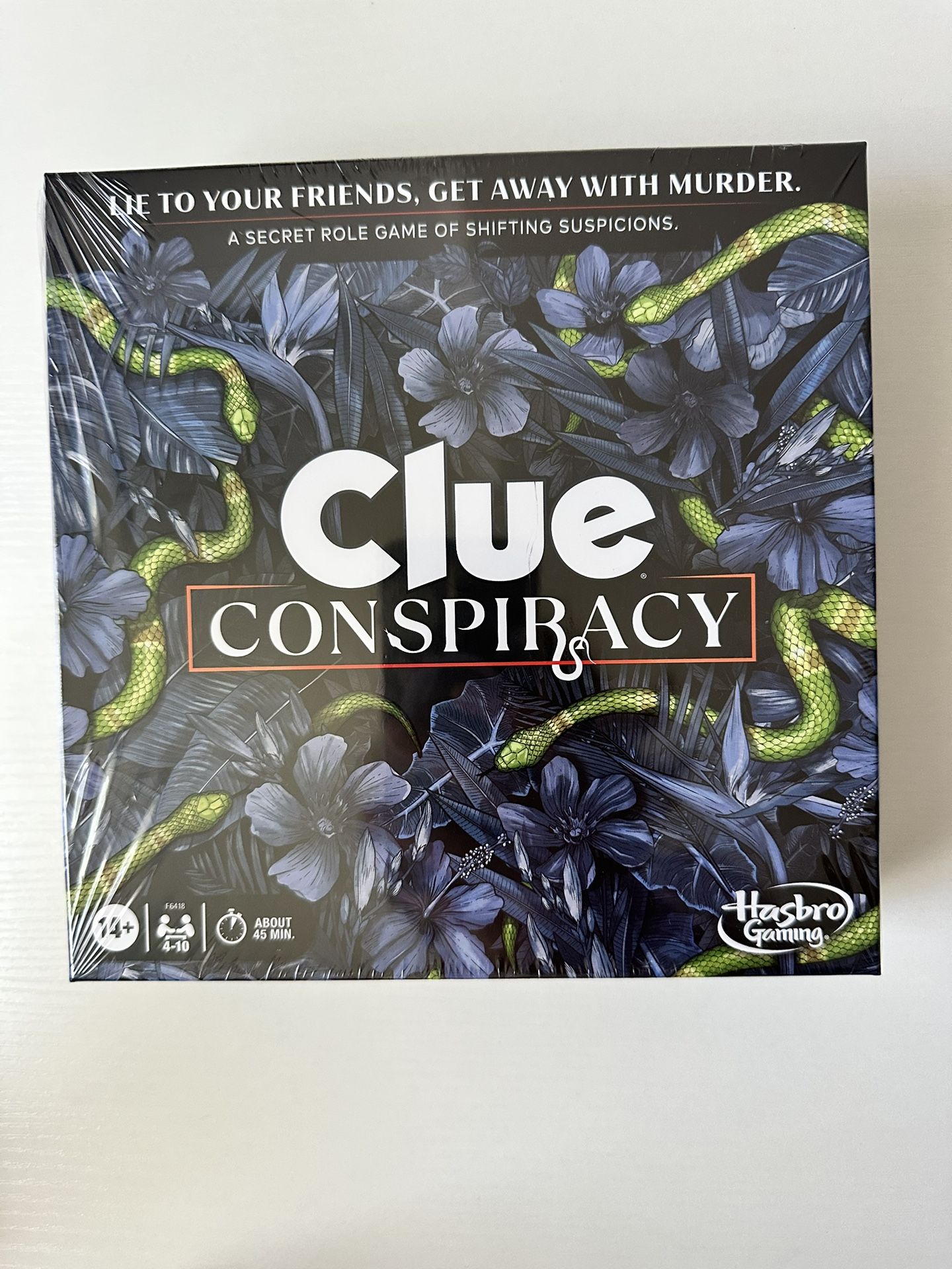 New! Clue Conspiracy Board Game for Adults and Teens, Secret Role Strategy Games, Ages 14+, 4-10 Players, 45 Minutes, Mystery & Party Games