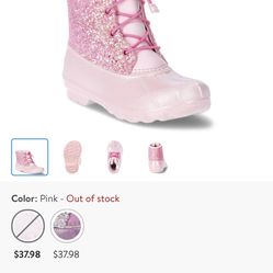 Pink Boots Little Girls