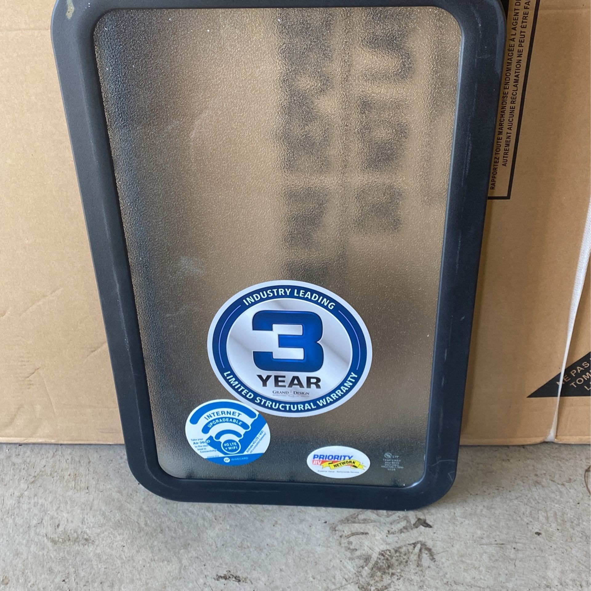 Brand new travel trailer/RV window
