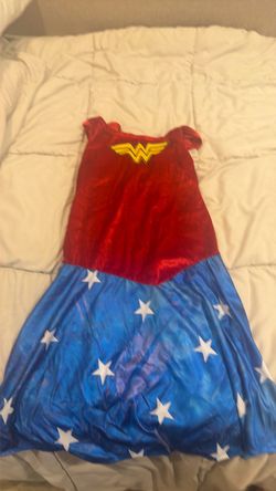 Wonder Woman size small child dress needs to be dry cleaned