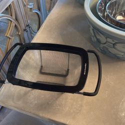 Kitchenaid Stainless Steel Expandable Over the Sink Colander with Rubber/Silicone Black Accents