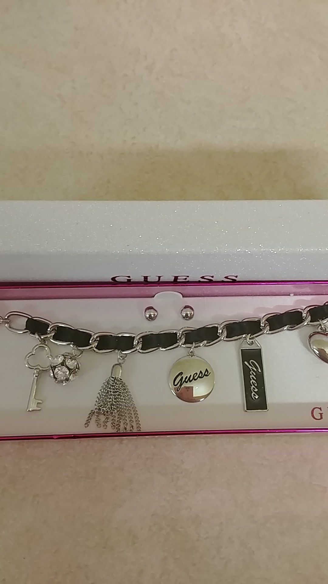 Guess set- bracelet & earrings