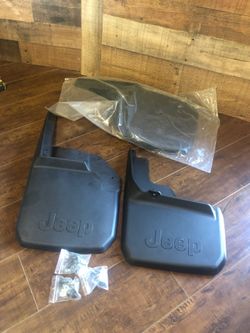 JK jeep wrangler front and rear mudflaps brand new