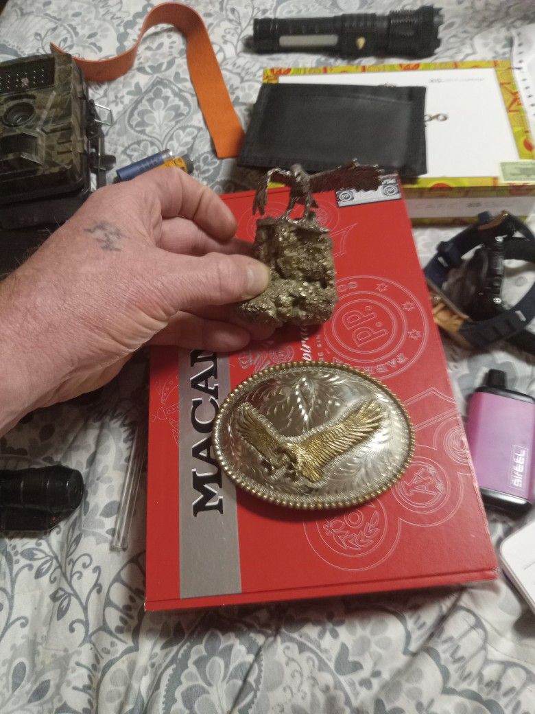 Eagle Buckle And Statue