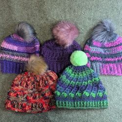 Handmade Teen/Adult Crochet Winter Hats 