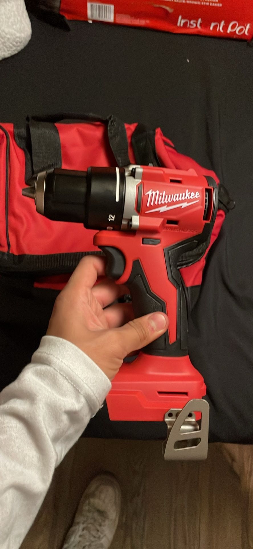 New Milwaukee drill driver And bag