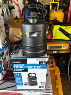 New ever built submersible portable utility electric water pump. 1/3hp,48gpm. $60each.