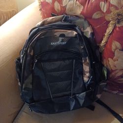 Camo Eastport Book Bag