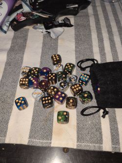 Multi colored dice