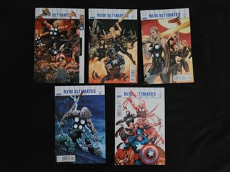 Ultimate New Ultimates #1-5 Complete Set Marvel Comics